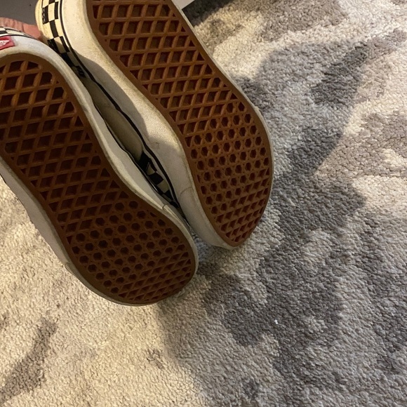 Vans Black and White Checkerboard Slip-Ons - Picture 6 of 7